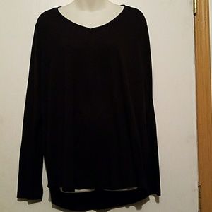 Long sleeve high low